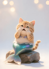 Cute little mermaid cat 4