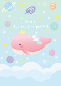 Whale (galaxy blue pastel)