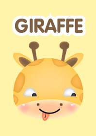 Simple Emotions Face Giraffe Theme