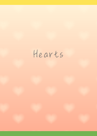 Heart and Heart2 on yellow