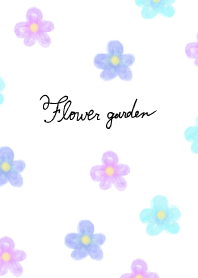 Flower garden-Blue purple-joc