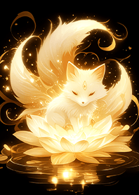 ⭐️神聖金蓮花招財九尾狐❤️10-5
