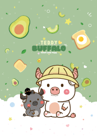 Buffalo Avocado Fruit Cutie Kawaii