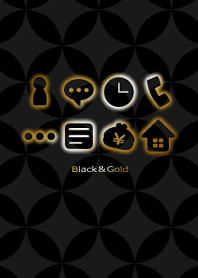 七宝 -Black & Gold-