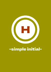 simple initial-H- THEME 62