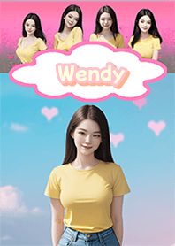 Wendy Yellow shirt,jeans Pi02
