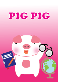 Simple Cute pig theme v.16
