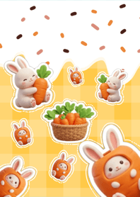 Happy Carrot Bunny