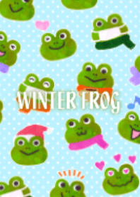 Winter frog theme