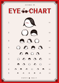 視力檢查表-女孩