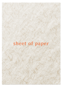 sheet of paper 43