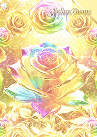 Strongest Luck Rainbow Gold Rose  (YL