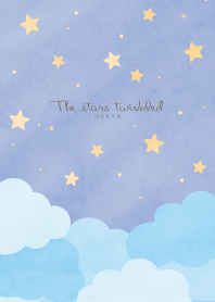 The stars twinkled. 3