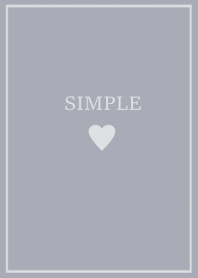 SIMPLE HEART=kusumi iceblue=(JP)