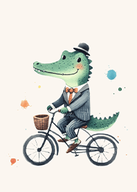 Gentleman Crocodile: Bicycle Life
