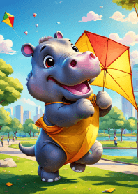 Cute little hippo v.3 (JP)