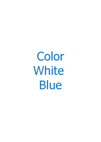 Simple Color : White + Blue 4