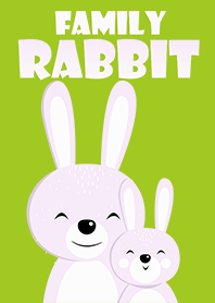 Family Rabbit Green