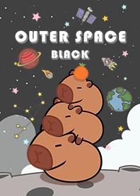 ขี้เกียจคาปิบารา/เจงก้า/กาแล็กซี่/ดำ