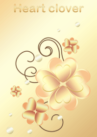 Heart clover -Gold-