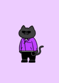 革ジャン黒にゃん08