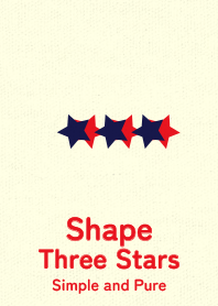 Shape Three Stars  tetukon