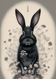 Comfortable good day - cute rabbit A5d