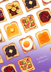 Delicious Toast -  Purple 02