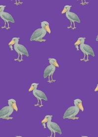 I am a shoebill2 on purple
