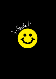 A smiling face is nice-Black-