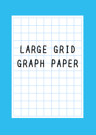 LARGE GRID GRAPH PAPER/BLUE/GREEN