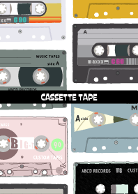 Retro cassette tape WV