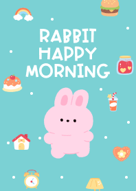 Rabbit Happy Morning (pastel)
