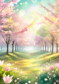 Beautiful real scenery(Spring-673)