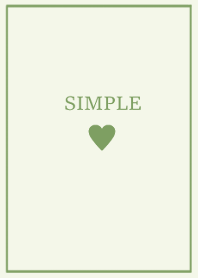 SIMPLE HEART =yellowgreen*=