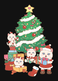 Xmas with Cat santa 8