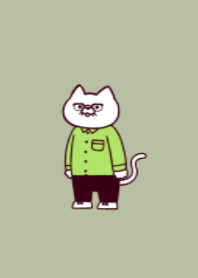 Glasses cat.(dusty colors04)