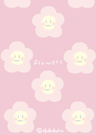 "Lovely flowers"-pink