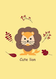 かわいい森のライオン