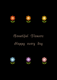 A few small flowers(black)