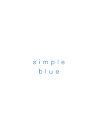 simple --blue--