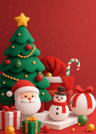 Santa & Snowman's Holiday