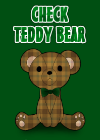CHECK TEDDY BEAR[Green]J