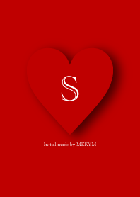 Heart Initial -S-
