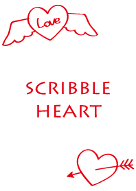 scribble 手書きラフハート