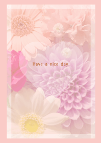 Flowers and hearts. Colorful 75