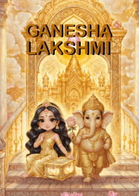 Ganesha & Lakshmi. wealth, success (JP)