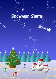 雪だるまサンタ
