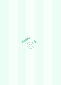 Smile Moon =Green= Stripe