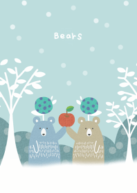 Nordic bears are good friends.